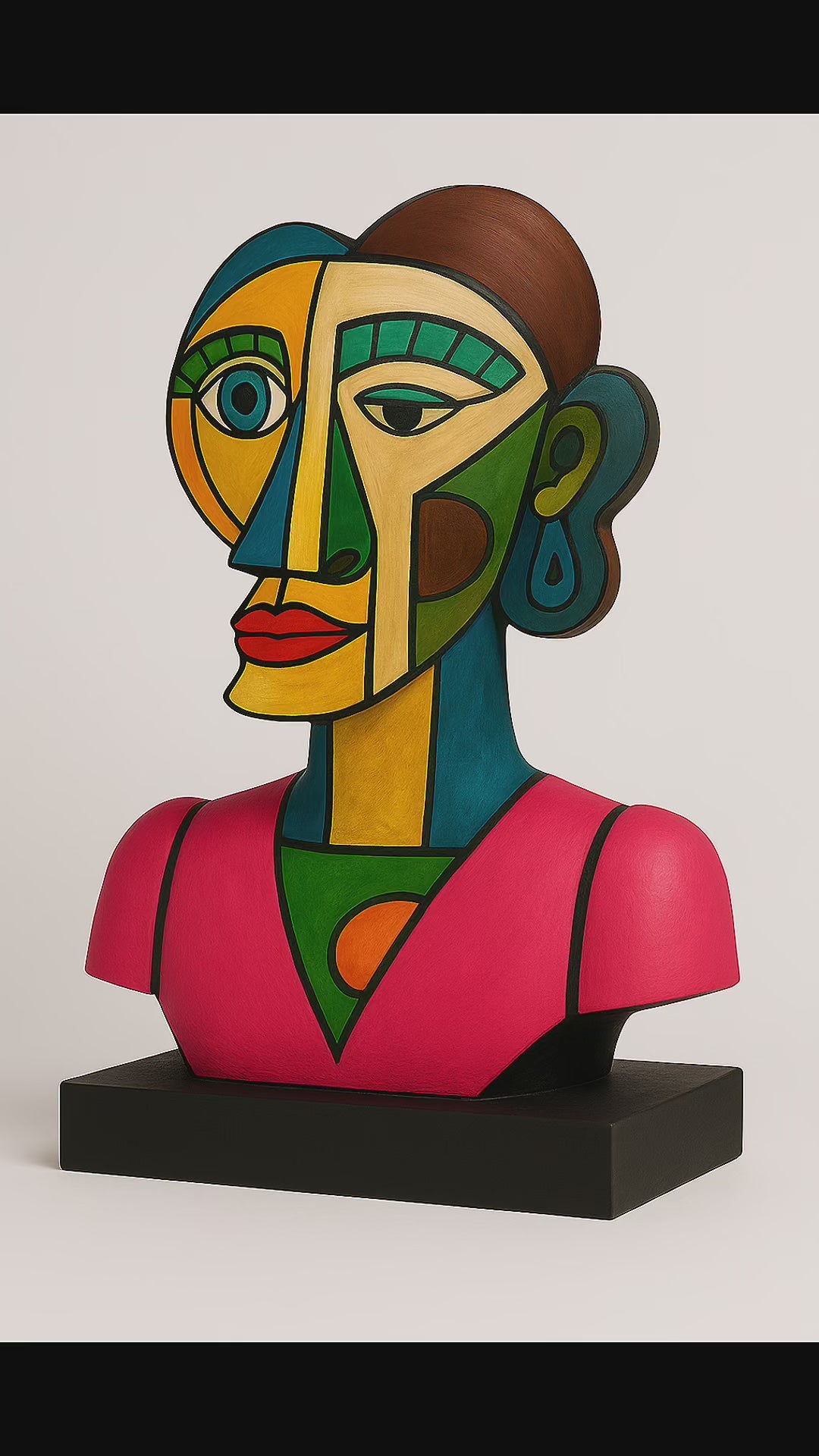 Picasso Chromatic Spirit - 3D Contemporary Sculpture POA: careybaxendaleartcollections@gmail.com