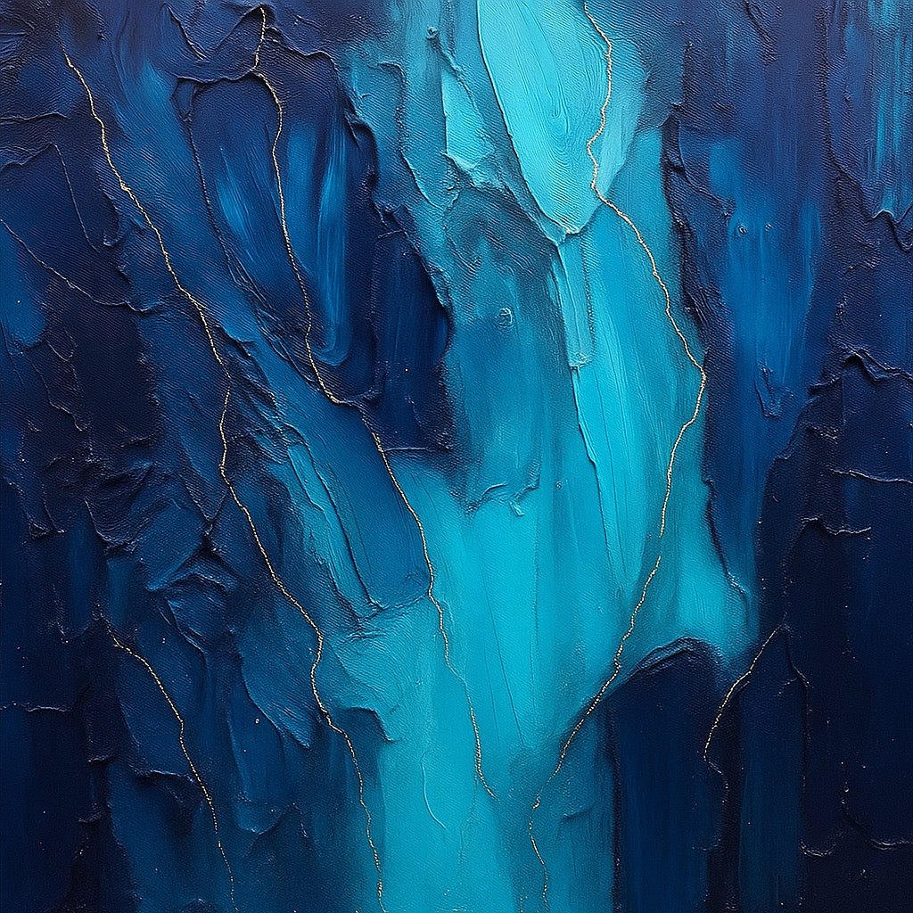 Stillness in Motion art piece - detail view by Carey Baxendale.
